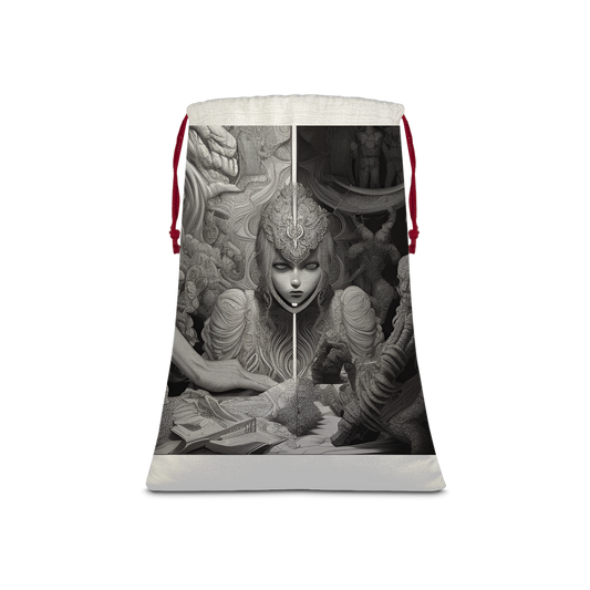 Drama Sublimation Linen Drawstring Sack