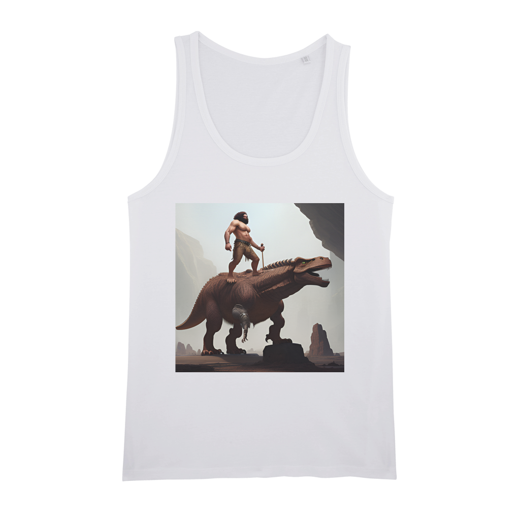 Time For The Caveman Organic Jersey Unisex Tank Top