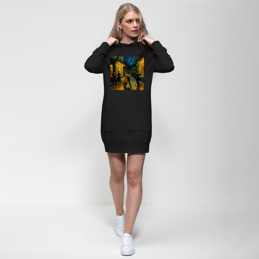 Dancing In The Streets Premium Adult Hoodie Dress