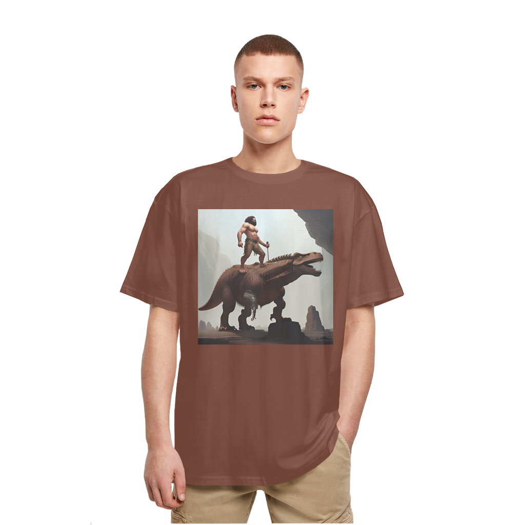 Time For The Caveman Heavy Oversized T-Shirt