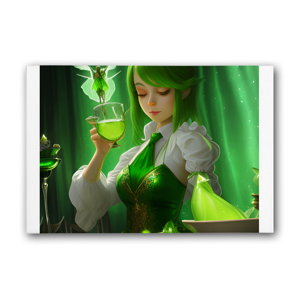 Absinthe Premium Stretched Canvas