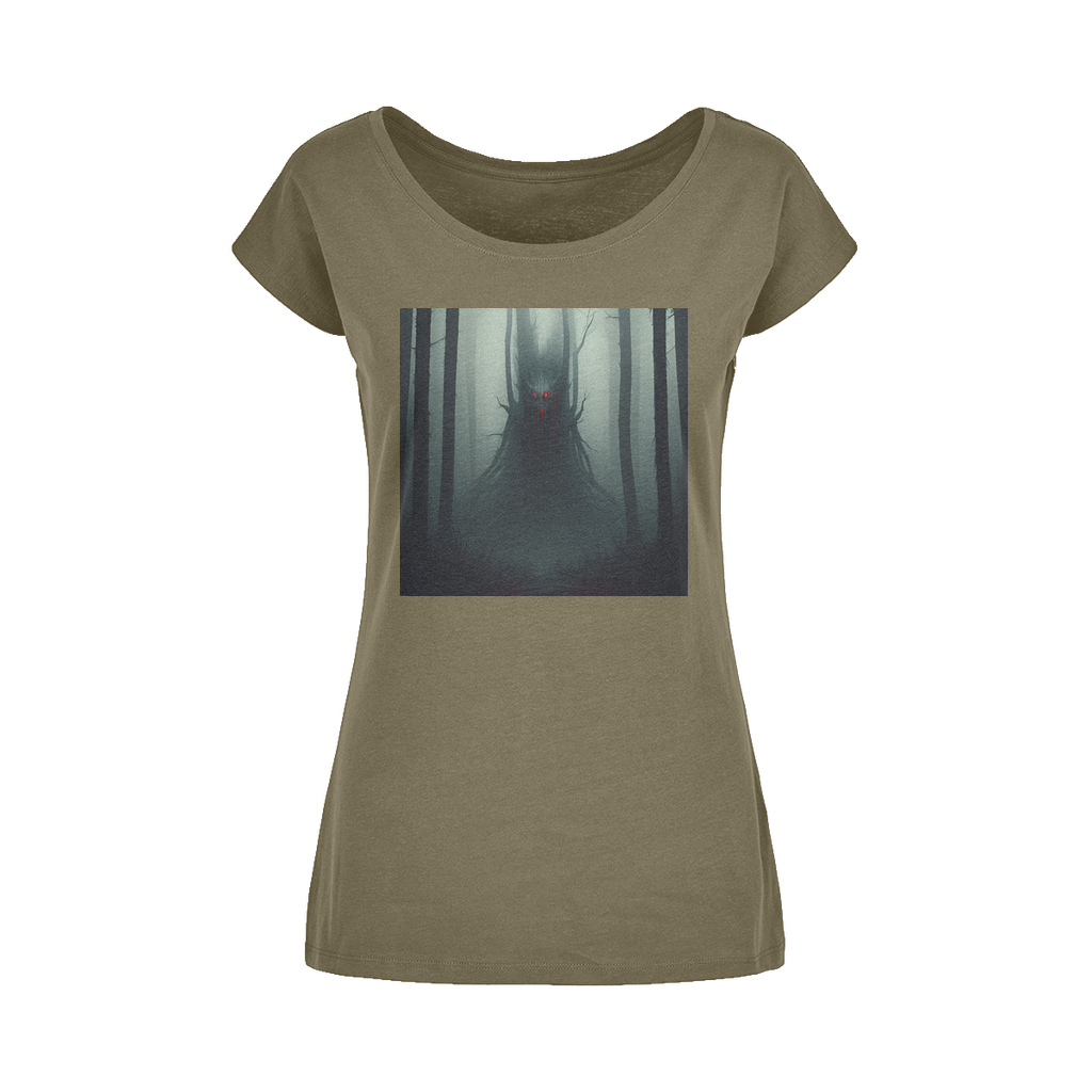 Dark Forest Wide Neck Womens T-Shirt XS-5XL