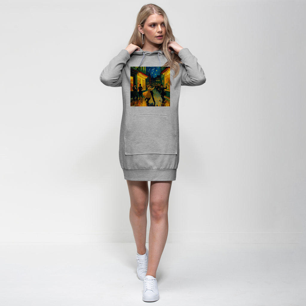 Dancing In The Streets Premium Adult Hoodie Dress