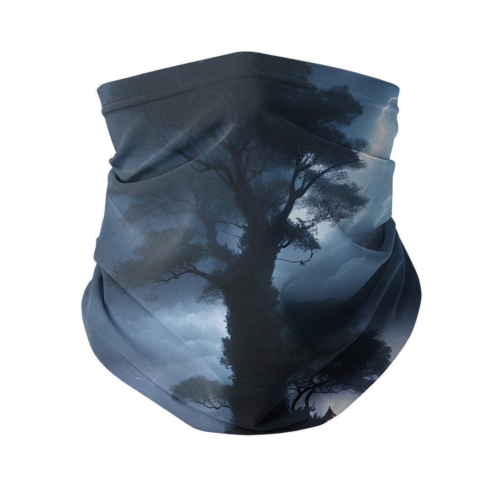 Stormy Clouds and Treetops Sublimation Neck Gaiter