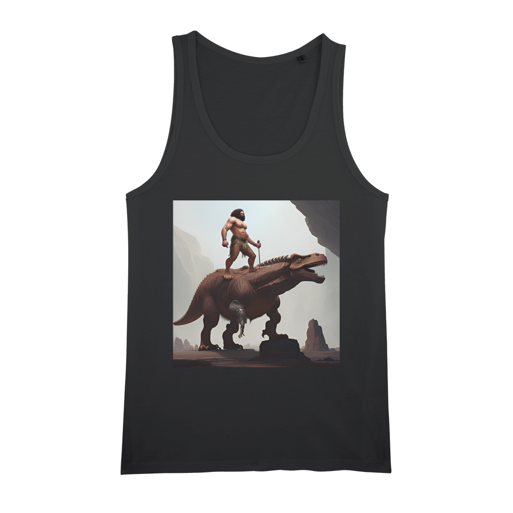 Time For The Caveman Organic Jersey Unisex Tank Top