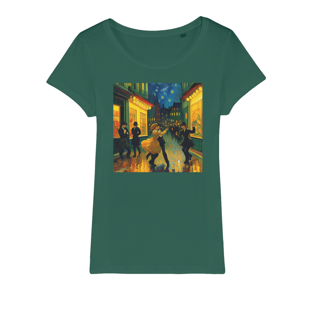 Dancing In The Streets Organic Jersey Womens T-Shirt
